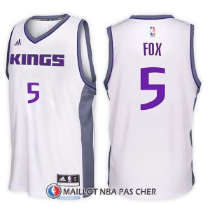 Maillot Sacramento Kings De'aaron Fox Home 5 2017-18 Blanc