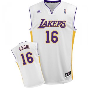 Maillot Blanc Gasol Los Angeles Lakers Revolution 30
