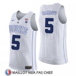 Maillot Ncaa Duke Blue Devils R. J. Barrett Blanc