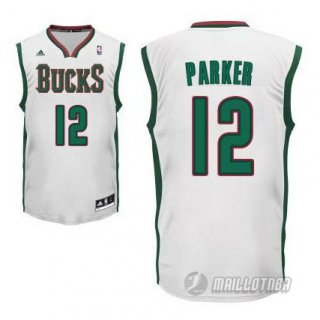 Maillot Blanc Parker Milwaukee Bucks Revolution 30