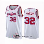 Maillot Houston Rockets Jeff Green NO 32 Ville 2023-24 Blanc