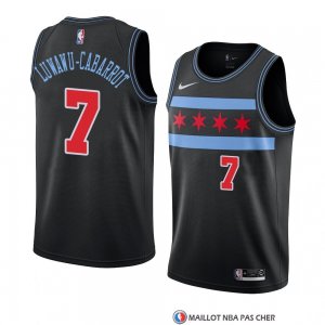 Maillot Chicago Bulls Timothe Luwawu-cabarrot Ville 2018-19 Noir