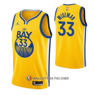 Maillot Golden State Warriors James Wiseman Statement 2020 Jaune