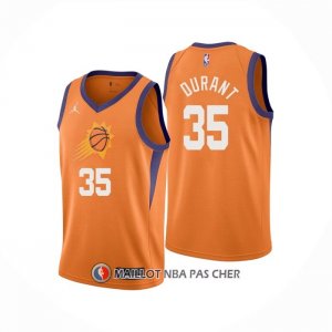 Maillot Phoenix Suns Kevin Durant NO 35 Statement 2021 Orange