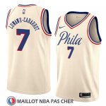 Maillot Philadelphia 76ers Timothe Luwawu-cabarrot No 7 Ciudad 2018 Crema