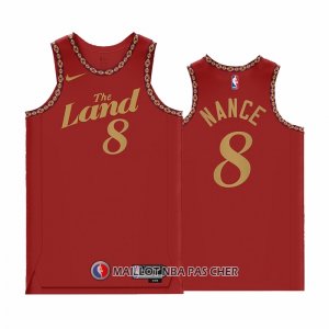 Maillot Cleveland Cavaliers Pete Nance NO 8 Ville 2023-24 Rouge