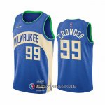 Maillot Milwaukee Bucks Jae Crowder NO 99 Ville 2023-24 Bleu