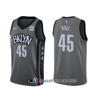 Maillot Brooklyn Nets Donta Hall Statement 2020 Gris