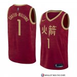 Maillot Houston Rockets Michael Carter Williams Ville 2018-19 Rouge