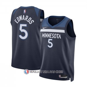 Maillot Enfant Minnesota Timberwolves Anthony Edwards Icon Bleu