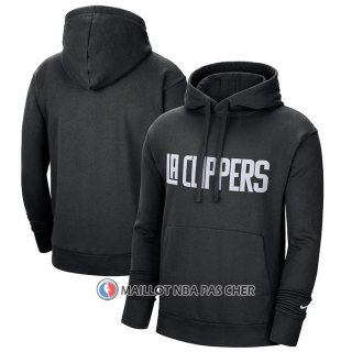 Veste a Capuche Los Angeles Clippers Ville Noir