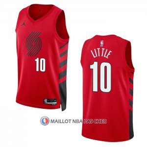 Maillot Portland Trail Blazers Nassir Little NO 10 Statement 2022-23 Rouge