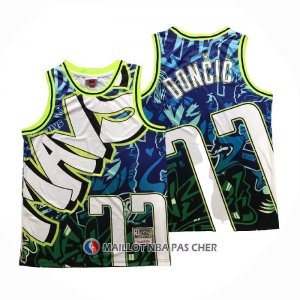 Maillot Dallas Mavericks Luka Doncic Mitchell & Ness Bleu