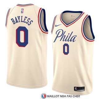 Maillot Philadelphia 76ers Jerryd Bayless Ville 2018 Crema