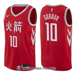 Maillot Houston Rockets Eric Gordon Ciudad 10 2017-18 Rouge