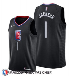 Maillot Los Angeles Clippers Reggie Jackson Statement 2019-20 Noir