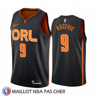 Maillot Orlando Magic Nikola Vucevic Ville Edition Noir2