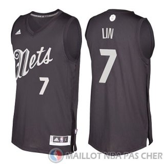 Maillot Lin Brooklyn Nets Noel #7 Noir