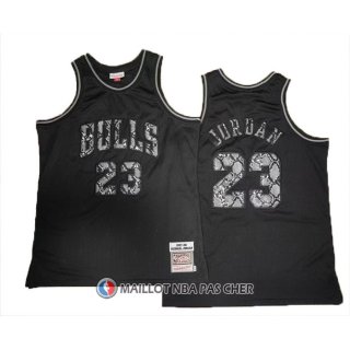 Maillot Chicago Bulls Michael Jordan NO 23 Swingman Mitchell & Ness 1997-98 Noir