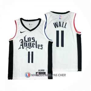 Maillot Los Angeles Clippers John Wall NO 11 Ville 2019-20 Blanc
