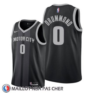 Maillot Detroit Pistons Andre Drummond Ville Edition Noir