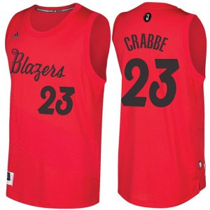 Maillot Navidad 2016 Allen Crabbe Blazers 23 Rouge