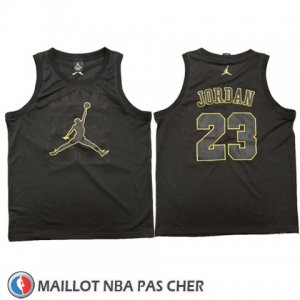 Maillot Michael Jordan No 23 Noir Or