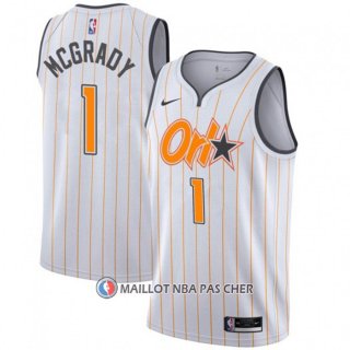 Maillot Orlando Magic Tracy McGrady NO 1 Ville 2020-21 Blanc