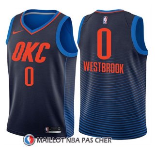 Maillot Enfant Oklahoma City Thunder Russell Westbrook Statement 2017-18 0 Bleu