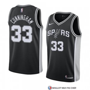 Maillot San Antonio Spurs Dante Cunningham Icon 2018 Noir