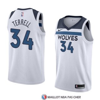 Maillot Minnesota Timberwolves Jared Terrell (2) Association 2018 Blanc