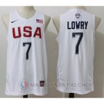 Maillot NBA Twelve USA Dream Team Lowry 7# Blanc