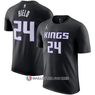 Maillot Manche Courte Sacramento Kings Buddy Hield Statement Noir