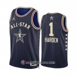 Maillot All Star 2024 Los Angeles Clippers James Harden NO 1 Bleu