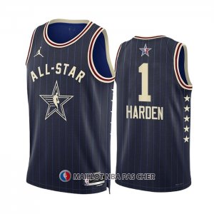 Maillot All Star 2024 Los Angeles Clippers James Harden NO 1 Bleu