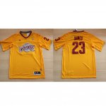 Maillot Manche Courte Cavaliers James 23 Jaune