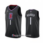 Maillot Los Angeles Clippers James Harden NO 1 Statement 2021-22 Noir