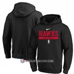 Veste a Capuche Atlanta Hawks Practice Performance 2022-23 Noir