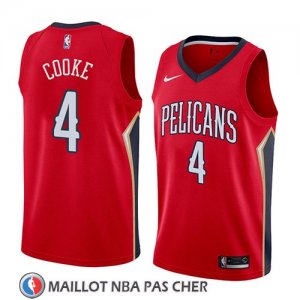Maillot New Orleans Pelicans Charles Cooke No 4 Statement 2018 Rouge