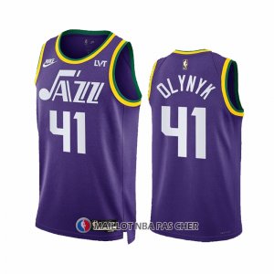 Maillot Utah Jazz Kelly Olynyk NO 41 Classic 2023-24 Volet