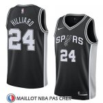 Maillot San Antonio Spurs Darrun Hilliard No 24 Icon 2018 Noir