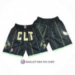 Short Charlotte Hornets Ville Just Don 2022-23 Noir