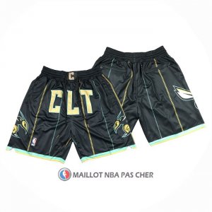 Short Charlotte Hornets Ville Just Don 2022-23 Noir
