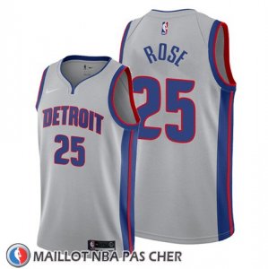 Maillot Detroit Pistons Derrick Rose Statement Gris
