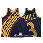 Maillot Golden State Warriors Jordan Poole Mitchell & Ness Big Face Bleu