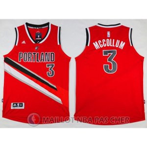 Maillot NBA Rivoluzione 30 Mccollum Portland Trail Blazers Rouge