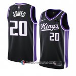 Maillot Sacramento Kings Colby Jones NO 20 Icon 2023-24 Noir