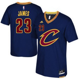 Maillot Manche Courte Cavaliers James 23 Bleu