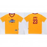 Maillot Manche Courte Cavaliers James 23 2Jaune