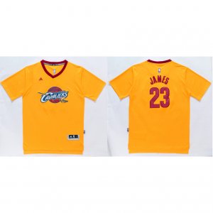 Maillot Manche Courte Cavaliers James 23 2Jaune